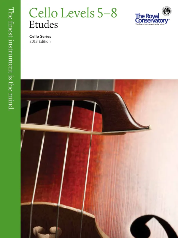 Prix Cassé Frederick Harris Music Company RCM Cello Etudes Levels 5-8 - Cello Series 2013 Edition - Book