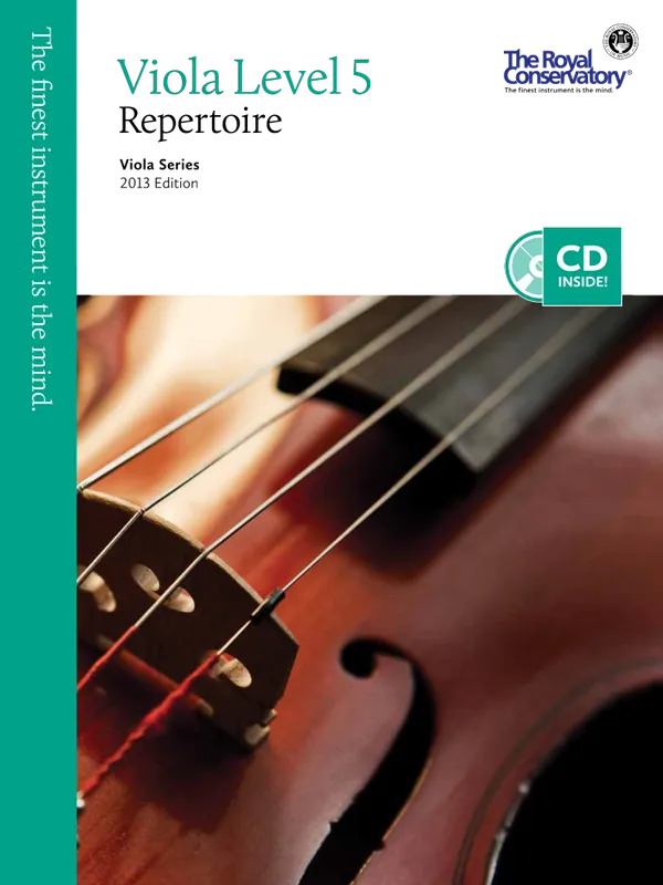 Frederick Harris Music Company RCM Viola Level 5 Repertoire - Viola Series 2013 Edition - Book/CD Prix Choc