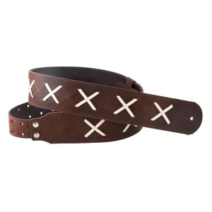 Commander Maintenant RIGHTON STRAPS LEGEND DG-BR COURROIE GUITARE CUIR BRUN