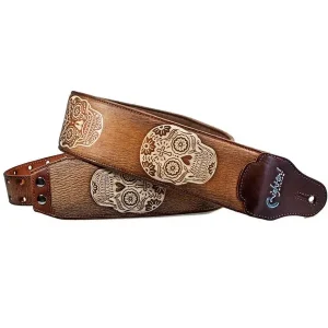 Prix Cassé RIGHTON STRAPS SUGAR-WD COURROIE GUITARE CUIR WOODY