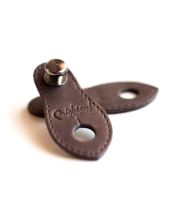 Quantité Limitée RIGHTON STRAPS ENDPIN-BR ATTACHE-COURROIE GUITARE CUIR BRUN