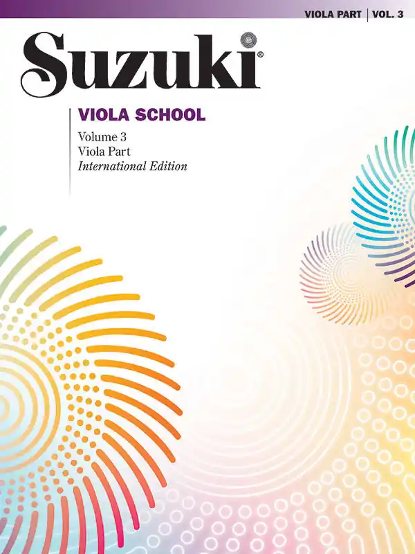 Summy-Birchard Suzuki Viola School, Volume 3 (International Edition) - Suzuki - Viola - Book Jusqu'à Épuisement Des Stocks