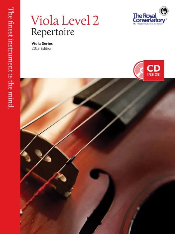 Frederick Harris Music Company RCM Viola Level 2 Repertoire - Viola Series 2013 Edition - Book/CD Nouvelle Collection