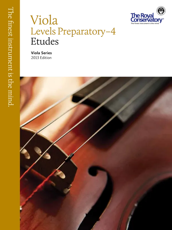 Frederick Harris Music Company RCM Viola Etudes Preparatory- Level 4 - Viola Series 2013 Edition - Book Pas Cher
