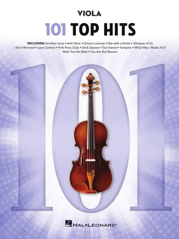 Vente Directe Hal Leonard 101 Top Hits for Viola - Viola - Book