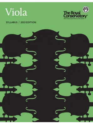 Marque Frederick Harris Music Company RCM Viola Syllabus, 2013 Edition