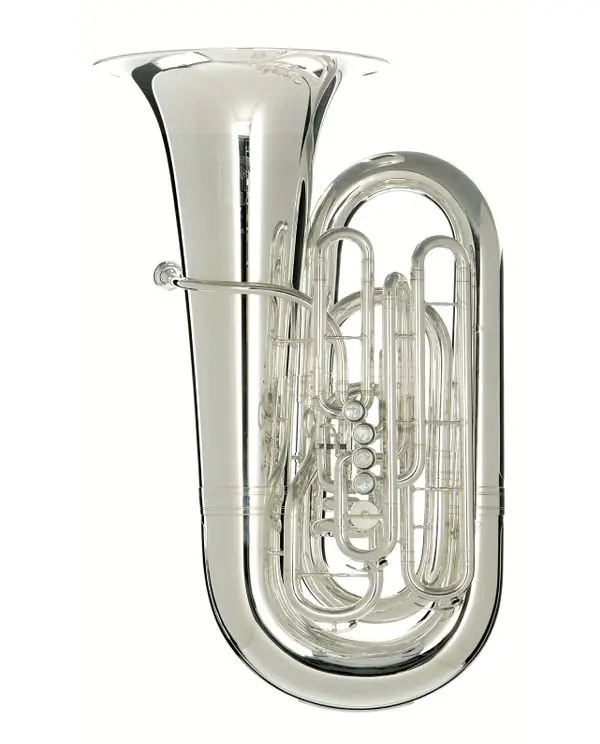 MELTON 5450-S "THOR" TUBA EN UT 5/4 4 PISTONS + 1 PALETTE ARGENTÉ Offre Limitée