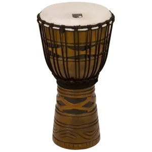 TOCA TODJ-12AM DJEMBE ACAJOU 12" ACCORD PAR CORDES AFRICAN MASK Vente Flash