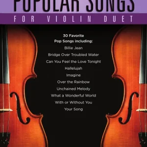 Hal Leonard All-Time Popular Songs for Violin Duet - Book Meilleur Choix