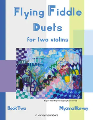 C. Harvey Publications Flying Fiddle Duets for Two Violins, Book Two - Harvey - Violin Duets - Book Haute Qualité