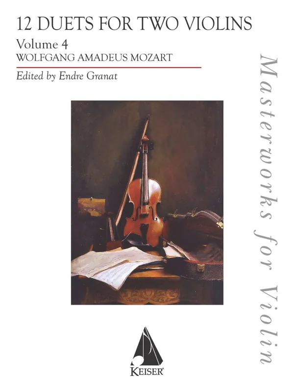 Acheter Direct Lauren Keiser Music Publishing 12 Duets for Two Violins, Volume 4 - Mozart/Granat - Violin Duet
