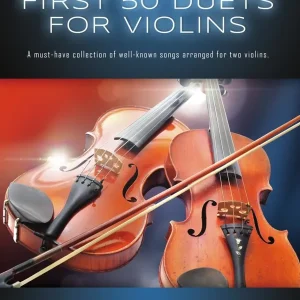 Jusqu'à Épuisement Des Stocks Hal Leonard First 50 Duets for Two Violins Easy Instrumental Duets - Violin Duet - Book