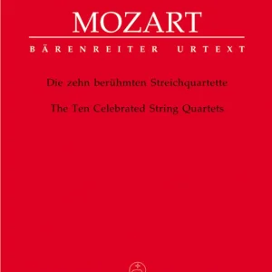 Usine Directe Baerenreiter Verlag The Ten Celebrated String Quartets K. 387, 421, 458, 428, 464, 465, 499, 575, 589, 590 - Mozart/Finscher - String Quartet - Parts Set