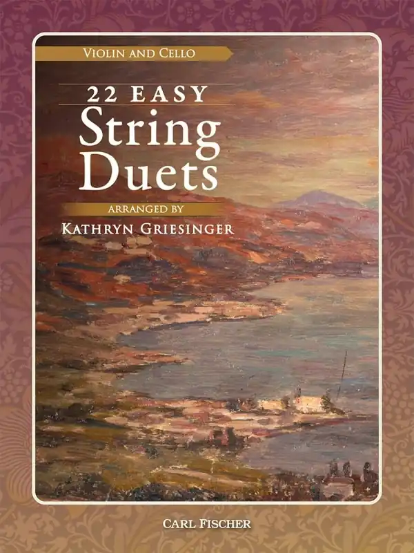 Carl Fischer 22 Easy String Duets - Griesinger - Violin/Cello - Book Acheter En Ligne
