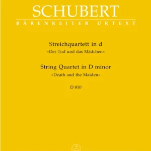 Populaire Baerenreiter Verlag String Quartet in D minor D 810 ‘‘Der Tod und das Madchen‘‘ - Schubert/Aderhold - String Quartet - Parts Set