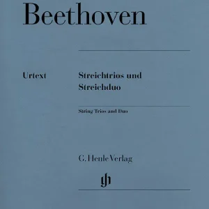 G. Henle Verlag String Trios and String Duos - Beethoven /Platen /Levin /Ehrenbaum - Violin/Viola/Cello - Parts Set Pas Cher