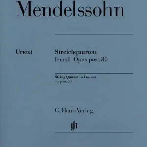 Acheter Direct G. Henle Verlag String Quartet f minor op. post. 80 - Mendelssohn/Herttrich - String Quartet - Parts Set