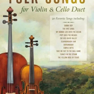 Promotion Saisonnière Hal Leonard Folk Songs for Violin and Cello Duet - Hynson - Violin/Cello - Book