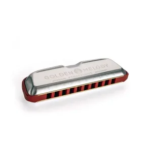 Acheter En Ligne HOHNER NEW GOLDEN MELODY HARMONICA 10 TROUS Db (Ré bémol)