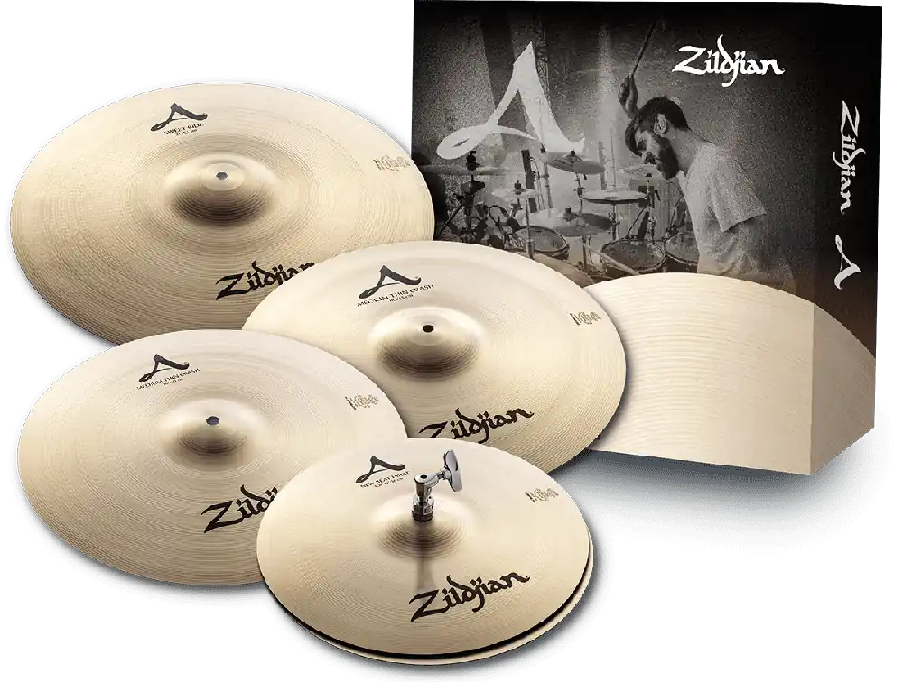 Dernière Chance Zildjian A0391 Pack Set 14‘‘-16‘‘-18‘‘-21‘‘ série A