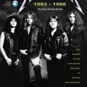 Hal Leonard Metallica 1983-1988 Drum Play-Along Volume 47 - Drum Set - Book/Audio Online Expédition Rapide