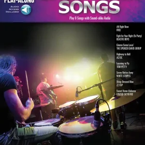 Hal Leonard Easy Rock Songs Drum Play-Along Volume 42 - Drum Set - Book/Audio Online Commande En Gros
