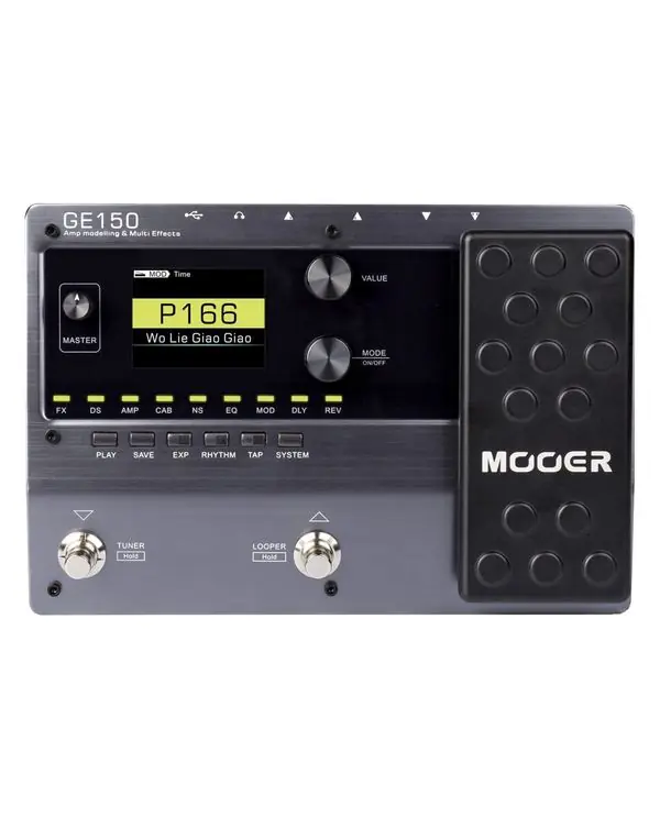 Populaire MOOER GE150 PEDALE MULTI-EFFETS