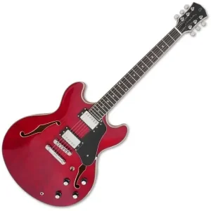 LARRY CARLTON H7 STR GUITARE JAZZ ELECTRIQUE HOLLOW BODY RED Populaire