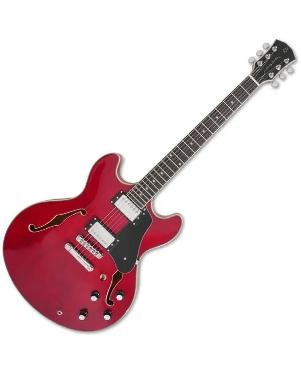 LARRY CARLTON H7 STR GUITARE JAZZ ELECTRIQUE HOLLOW BODY RED Populaire