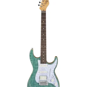 Solde MICHAEL KELLY 1963 GUITARE ELECTRIQUE BLUE JEAN WASH