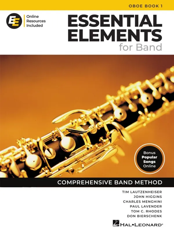 Hal Leonard Essential Elements for Band, Book 1 with EEi (2025) - Oboe - Book/Media Online Pas Cher