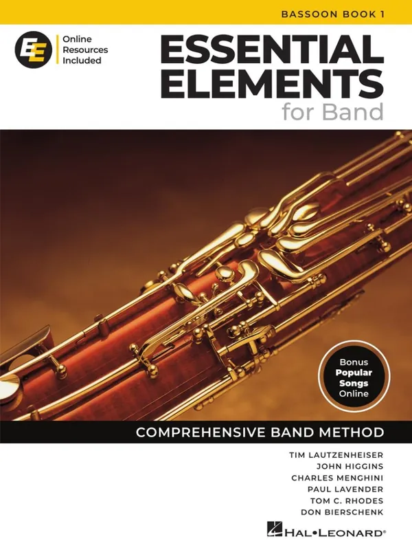 Hal Leonard Essential Elements for Band, Book 1 with EEi (2025) - Bassoon - Book/Media Online Bon Marché