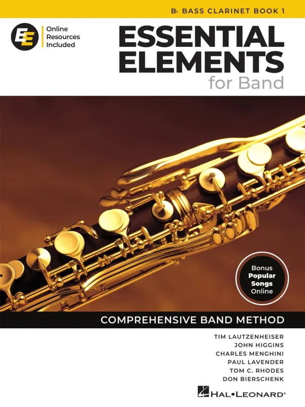 Achetez Aujourd'hui Hal Leonard Essential Elements for Band, Book 1 with EEi (2025) - Bb Bass Clarinet - Book/Media Online