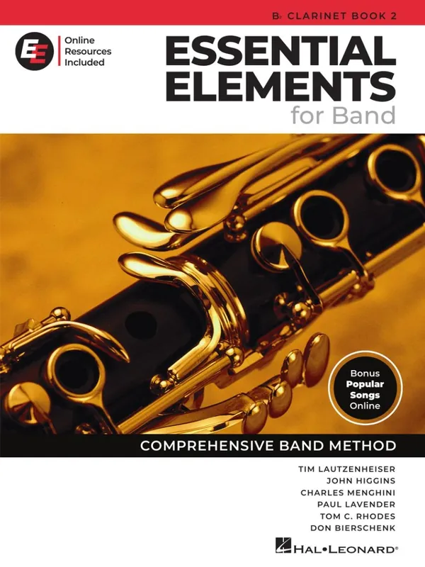 Hal Leonard Essential Elements for Band, Book 2 with EEi (2025) - Bb Clarinet - Book/Media Online Produit De Marque