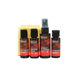 Haute Qualité D‘ADDARIO PW-GCB-01 "ESSENTIAL CARE" KIT DE NETTOYAGE POUR GUITARE