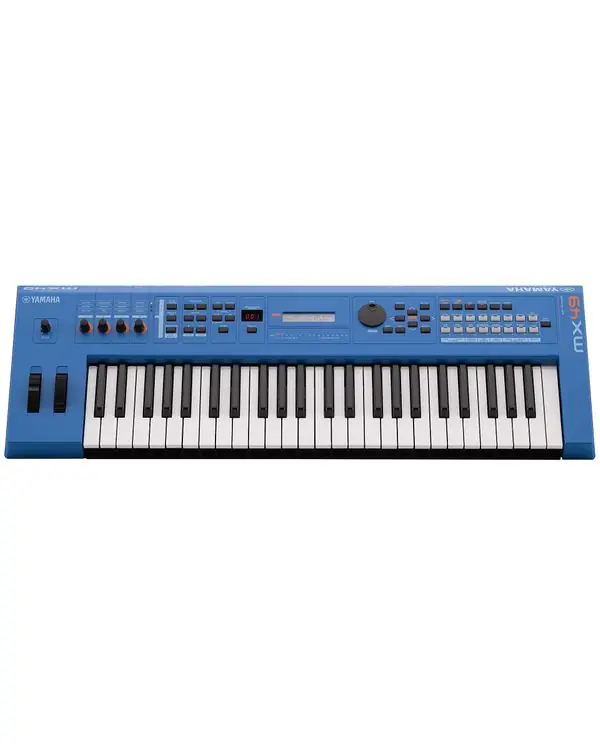 YAMAHA MX49IIBU v2 SYNTHETISEUR / CLAVIER MAITRE 49 TOUCHES BLEU Produit De Marque