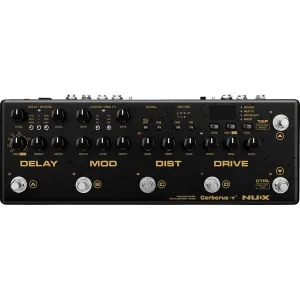Nouveauté NUX CERBERUS PEDALIER MULTI-EFFETS GUITARE 16 EFFETS + MIDI