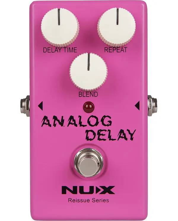 Achat Immédiat NUX ANALOG-DELAY-R PEDALE D‘EFFET DE DELAY ANALOGIQUE VINTAGE REISSUE