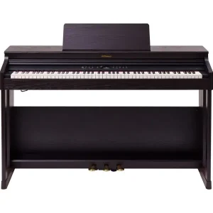 Achat Immédiat ROLAND RP701-DR PIANO NUMERIQUE MEUBLE BOIS DE ROSE SOMBRE