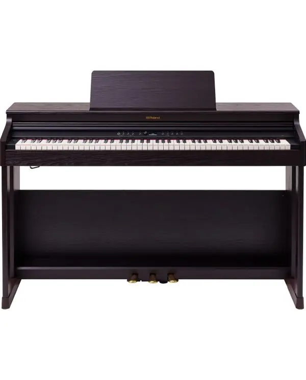 Achat Immédiat ROLAND RP701-DR PIANO NUMERIQUE MEUBLE BOIS DE ROSE SOMBRE