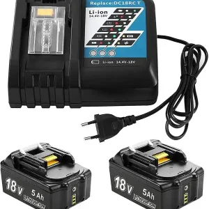 ACUS KIT CHARGEUR + 2 BATTERIES 18V Haute Qualité