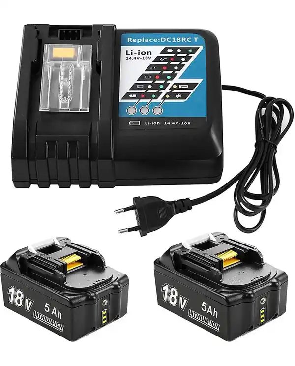 ACUS KIT CHARGEUR + 2 BATTERIES 18V Haute Qualité