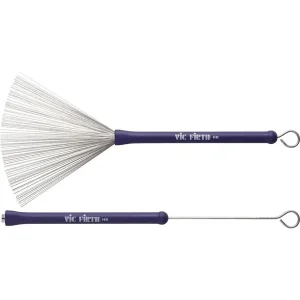 Prix Choc VIC FIRTH HB "HERITAGE" PAIRE DE BALAIS - BRINS ACIER