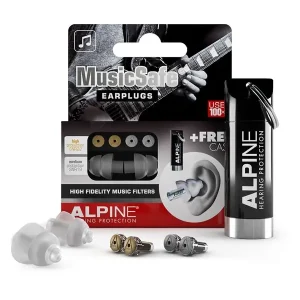 ALPINE MUSICSAFE BOUCHON D‘OREILLE (-19 ou -21dB) TRANSPARENT Pas Cher