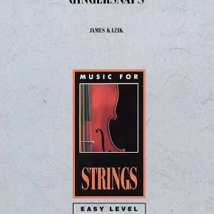 Acheter En Ligne Hal Leonard Gingersnaps - Kazik - String Orchestra - Gr. 1