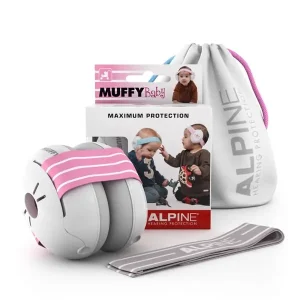 ALPINE MBABY-PK "MUFFY" CASQUE ANTI-BRUIT POUR BÉBÉ (-23 dB) ROSE Offre Exclusive