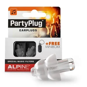 ALPINE PARTYPLUG2-TR BOUCHON D‘OREILLE (-21dB) TRANSPARENT Acheter En Ligne