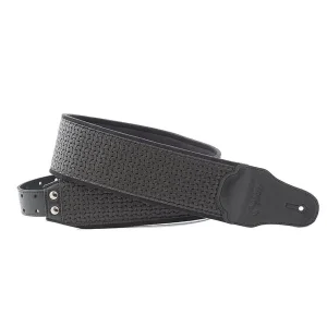 RIGHTON STRAPS B-BOND-BK COURROIE BASSE MICROFIBRE NOIRE Authentique