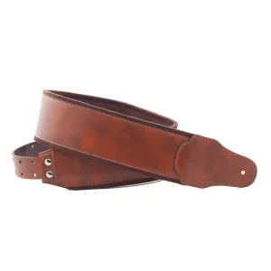 RIGHTON STRAPS B-CHARM-BR COURROIE GUITARE CUIR BRUN Haute Qualité