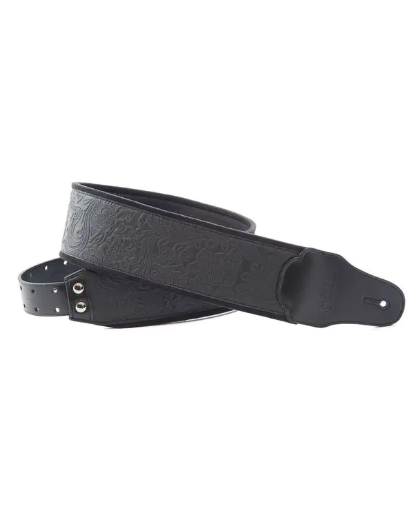 Prix Réduit RIGHTON STRAPS B-SANDOKAN-BK COURROIE GUITARE CUIR VEGAN NOIR